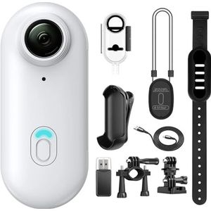 Mini Body Camera Helm Stuur Motorfiets Road Sport Cam Batterij Bodycam Full Hd Sport Actie Wifi H88 camera(64GB,4K UHD (White))