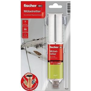 fischer - Meubelredder - Beige - Reparatiemassa voor Gescheurde Scharnieren en Pluggen - 23 g (25 ml)