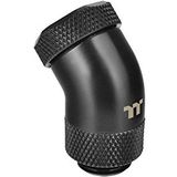 Thermaltake Pacific G1/4 PETG buis 45-graden compressie 12 mm OD fitting - zwart