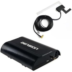 Dension DBU3Gen, universel DAB+ interface en glaslijmpantenne DAB1ANT voor voertuigen met USB-poort voor BMW, Audi, Seat, Skoda & Citroen