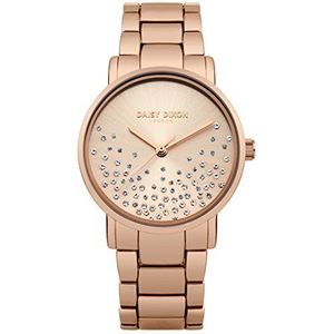 Daisy Dixon dames datum klassiek kwarts horloge met roestvrij stalen armband DD053RGM