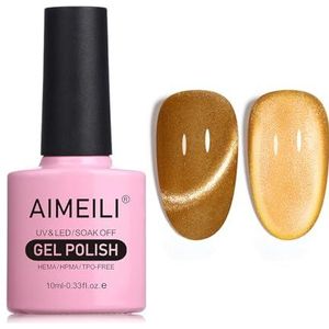 AIMEILI Hema Free Cat Eye Gel Nagellak UV LED Gellack Soak Off Vegan Cruelty-Free Gel Polish 10ml (722)
