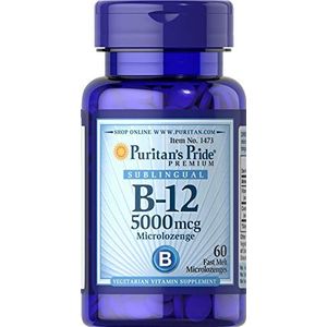 Puritan's Pride Vitamine B12 5000 mcg 60 zuigtabletten 1473