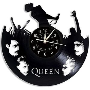 12 Inch Queen Vinyl Record Wandklok | Muziek Home Slaapkamer Decoratie Vinyl Sticker Klok | Met of zonder LED Om Te Kiezen
