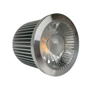 24 Volt RGBW LED spot, 8 Watt voor standaard inbouwfittingen ""MR16"", RGBWW bijv. Loxone, KNX, Comexio, DMX (behuizing zilver)