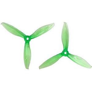 GEMFAN Flash 5149-3 3-Blade Propeller 5 Inch Props Paddle for FPV Quadcopter Racing Drone (10 Pairs Green)