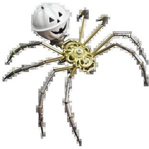 Steampunk Mechanische Insecten Halloween Serie Pompoen Spider DIY Metalen Montage Model Kit 3D Puzzels