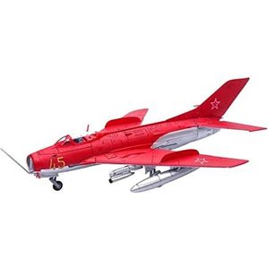Schaalmodel Vliegtuig Voor MiG 19 Fighter FarmerC 45 Air Force 1960 1:72 Rode Vliegtuigen Legering Gegoten Schaalmodel Eindproduct Vliegtuig Collectie