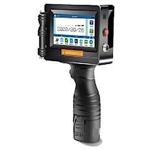 Handprinter Slimme handheld draagbare printer, inkjet 12,7 mm for plastic metalen afbeelding Variabele batchnummer QR-codeprinter Sneldrogend en waterdicht(1 printer 2 inks)