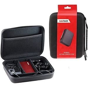 Navitech Grijze Actiecamera Hard Case - Compatibel met COOAU 4K 20MP WiFi-actiecamera
