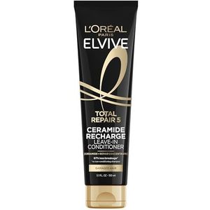 L'Oréal Paris Elvive Total Repair 5 Protein Recharge Leave In Conditioner Treatment, and Heat Protectant, 5.1 Ounce (Packaging May Vary)