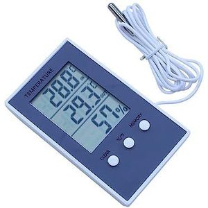 Digitale LCD Indoor Outdoor Thermometer Hygrometer Baby Gezicht Display Temperatuur Vochtigheid Tester Weerstation Nauwkeurige Monitor