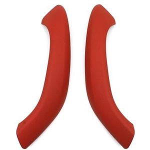 Binnendeurgreep Auto Voor BMW X-1 X-2 F48 F49 F39 2016-2020 Accessoires Links Rechts Binnendeurgreep Buitenhoes Auto Binnen Deurgrepen(Red 2pcs set)