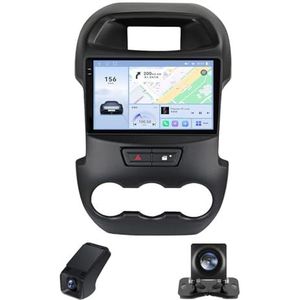 Android 14 2Din Autoradio geldt voor Ford Ranger 2011-2016 Ingebouwd CarPlay/Android auto/DSP-processor/GPS-navigatie/FM WIFI RDS-radio-Bluetooth 9 Duim Touch screen/Stuurbediening(C30Plus)