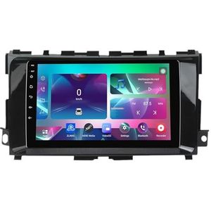 9"" Android 14 Touchscreen Autoradio 2 din met AHD Omgekeerd beeld Bediening op het stuur Bluetooth GPS navigatie Draadloze CarPlay voor Nissan Teana 2013-2018(Q300(4+64G))