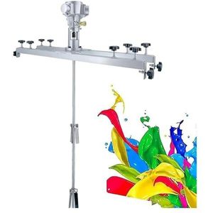 Verfmixer, pneumatische mixer met standaard en as, verstelbare standhoogte en gesloten ontwerp, continue snelheid voor het lakken