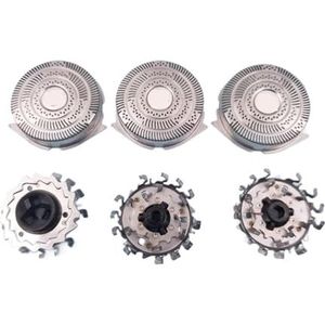 3 stuks scheerhoofd vervangen, compatibel voor Philips, scheermesje HQ9 HQ8100 HQ8140 HQ8142 HQ8150 HQ8160 HQ8170 HQ9170 HQ9160 HQ9020,