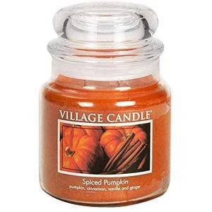 Village Candle Gekruide Pompoen 16 oz Medium Kaars Jar