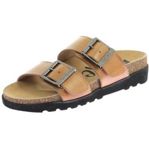 Kickers - Lisa - Sliders - Zwart - Leer