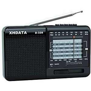 XHDATA D-328 - Draagbare Radio - AM/FM/SW - Mini Pocket Transistor