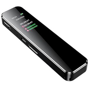 Mini dicteerapparaat, 64 GB, opnameapparaat, digitaal dicteerapparaat met ruisonderdrukking, digitaal, audio-recorder met weergave voor conferenties, cursussen
