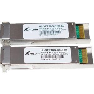 10GBASE-XFP/SFP-BIDI-1490/1550-nm-80 km optische transceiver module XFP(1 paar XFP BIDI)