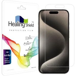 Healingshield Screen Protector Eye Protection Anti UV Blue Ray Film Compatible with Apple iPhone 15 Pro [Front 1pc]