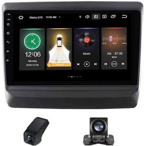 Autoradio 2 Din Bluetooth met Carplay en Android Auto,geldt voor lsuzu D-MAX 3 RG 2019-2023 9 inch met touchscreen stereo auto ondersteunt RDS GPS stuurbediening Achteruitrijcamera(NF-1)
