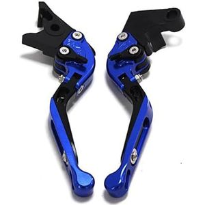 SPAMFAFGHQ Voor YAMAHA XT660 XT660R XT660X Voor Tenere 2004-2017 Motorfiets Opvouwbare Uitschuifbare Rem Koppelingshendels(Blue Black)