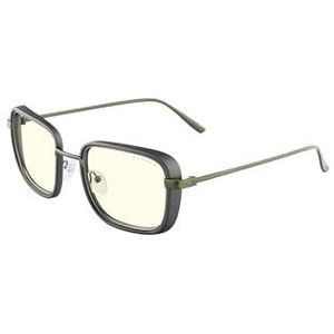GUNNAR Gaming- en Computerbrillen - Fallout Vault 33- Framekleur: Gunmetal-Olive, Lenstint: Clear (Blokkeren 65% Blauw Licht & 100% UV-licht) - Gepatenteerde lens - Blauwlichtblokkerende brillen