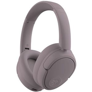 JLab JBuds LUX Slimme Actieve Ruisonderdrukkende Hoofdtelefoon - Over Ear Draadloze Hoofdtelefoon met Microfoon, 70+ Uur Afspeeltijd Opvouwbare Bluetooth, Multipoint & Aanpasbaar Geluid, Mauve