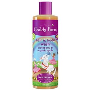 Childs Farm Haar- en lichaamshampoo, met braambes en biologisch appelextract