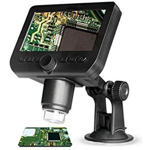 Digitale microscoop-accessoires, draagbaar, 4,3 inch HD LCD-display, elektronische videomicroscoop, digitale microscoop, wifi, 1000 x voor Android en iOS, tablet, pc, reparatiegereedschap, accessoires
