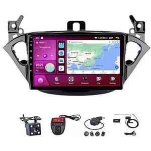 Android Touch Screen Car Stereo 10 Inch Car Stereo Radio Plug And Play Autotoebehoren Autoradio met Bluetooth En Navigatie En Achteruitrijcamera Voor Opel Corsa E 2014-2019(M300S 4G+WIFI 3G+32G)