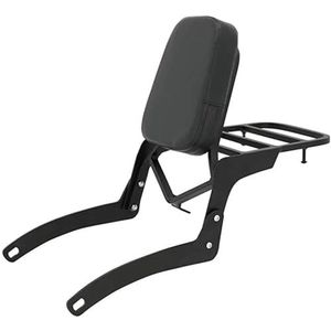 Motorfiets Bagagedrager Voor Y&amaha Voor Virago XV 125 250 XV125 XV250 1989-2019 Bagagerek Voor De Rugleuning Van De Motorfiets Motorfiets Bagagedrager(Black)
