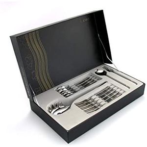 FranquiHOgar Trento 13 stuks RVS Pasta bestekset in Geschenkdoos
