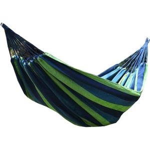 Hangmat Kamperen Buiten Schommel Canvas Enkel Dubbel Anti-Rollover Hangmat Hangstoel, RoodB-150cm/59in*280cm/110.2in/3670, 56656/10(Bluea)