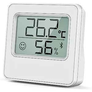 Ronde Buiten Thermometer Hygrometer – RVS, Waterdicht, -20 Tot 100°C, 0-100% Vochtigheid – Zonder Batterij – Met Roestvrijstalen Behuizing