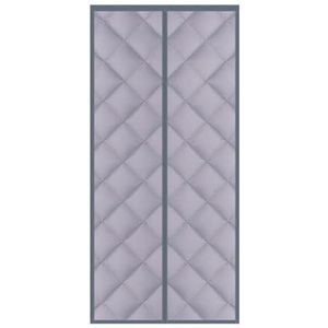 Magnetisch thermisch geïsoleerd deurgordijn winter anti-koude isolerende gordijnen voor voordeur magnetisch warm geïsoleerd thermisch deurgordijn voor slaapkamer (kleur: grijs, maat: 80 x 210 cm)