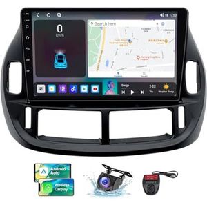 Voor Toyota Estima ACR30 2000-2005 Android 13 Carplay Autoradio 9 inch Scherm Radio Android Auto Bluetooth 5.0 Handsfree 4G WiFi FM/RDS/DAB+ Radio HiFi Achteruitkijkcamera + DVR(NF-4)