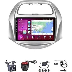 Android Touch Screen Car Stereo 10 Inch Car Stereo Radio Plug And Play Autotoebehoren Autoradio met Bluetooth En Navigatie En Achteruitrijcamera Voor Chevrolet SPARK BEAT 2018-2020(M400S 4G+WIFI 4G+