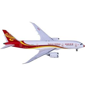 Vliegtuigmodel Vliegtuig Speelgoedvliegtuigmodel Voor Hainan Airlines B787 787-8 B-2738 Vliegtuigen Model Legering Vliegtuig Collectible Volwassen Fans Collectible Diecast 1/400 Schaal