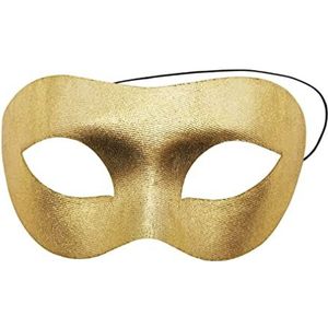 Feestmasker, maskerademasker for mannen vrouwen, Halloween volwassen maskerademaskers, zwart Mardi Gras masker(Gold)