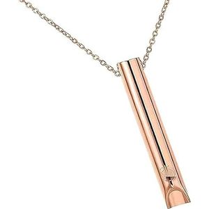 Breathlace ketting stoppen met roken, kalme harmonie anti-roken ketting, cleanpuff stoppen met roken, de breathlace angst reliever (Rose Goud)