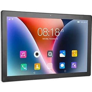 Digitale Tablet, 5G WIFI 6GB RAM 128GB ROM 10,1 Inch WIFI-tablet 5000mAh 1960x1080 Resolutie met OTG-kabel voor Lezen Vrije Tijd (Wit)