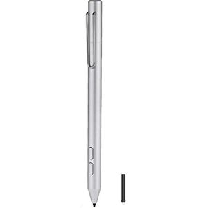 Stylus Pen Voor Surface Pen Aluminium Stylus Pennen Actieve Styli Touchscreen Pen voor Microsoft Surface Go Pro 3 Pro 4 Pro 5 (Sliver)