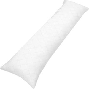 Zijslaperkussen - Body Pillow - 145 x 40 cm - Comfortkussen - Wit