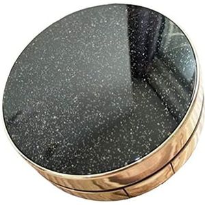 Luchtkussen Puff Case Lege Galaxy Foundation Make-up Container met Spons Poeder Puff en Spiegel voor BB CC Vloeibare Foundation Cream, Zwart, 1