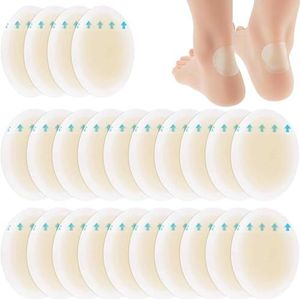 24 stuks blarenpleisters, hydrocolloïde, gelpleisters, hielkussen, blarenpreventie voor tenen en vingers, voorvoet, hielbescherming en beschermhuid