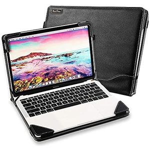 Laptophoes Compatibel met Dell Latitude 3530 3520 3510 15,6 inch notebookhoes PU lederen standaard harde beschermende huid